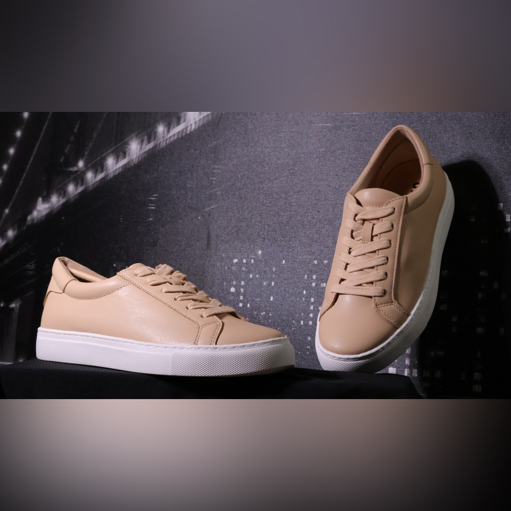 Urban Sports by J Slides Lucinda Sneakers in Sand Luxe